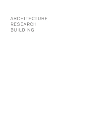 Cover image: Architecture Research Building 1st edition 9783035620399