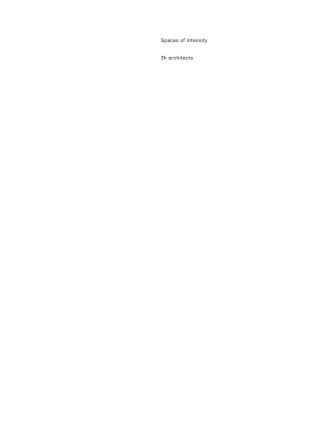 Cover image: Spaces of Intensity 1st edition 9783035619669