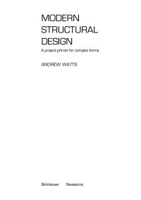 Immagine di copertina: Modern Structural Design 1st edition 9783035621419