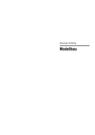 صورة الغلاف: Basics Modellbau 3rd edition 9783035621822