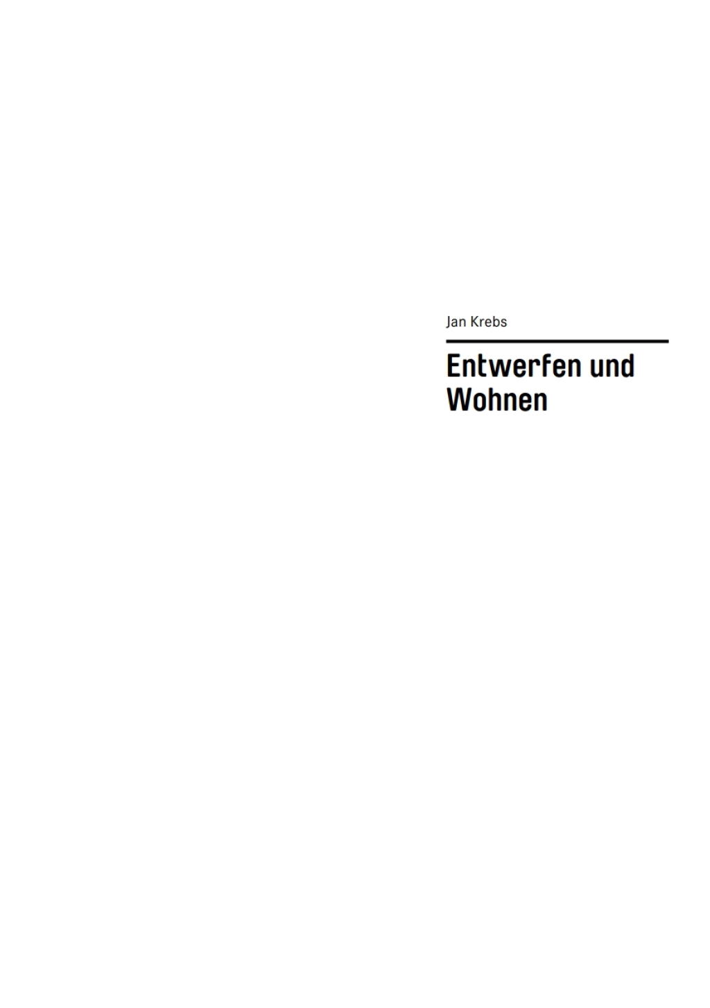 Basics Entwerfen und Wohnen 2nd Edition