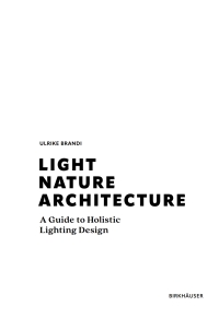 صورة الغلاف: Light, Nature, Architecture 1st edition 9783035624151