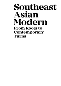 Cover image: Southeast Asian Modern 1st edition 9783035624571