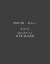 Imagen de portada: Modern Heritage 1st edition 9783035625080