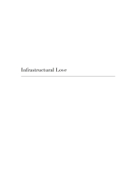 Cover image: Infrastructural Love 1st edition 9783035625196