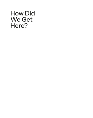 Imagen de portada: How did we get here? 1st edition 9783035628166