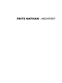 Cover image: Fritz Nathan - Architekt 1st edition 9783038214687