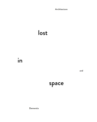 Cover image: lost in space 1st edition 9783038215004