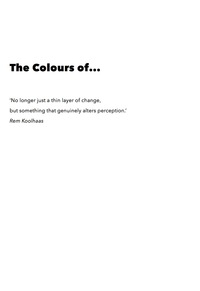 Imagen de portada: The Colours of ... 1st edition 9783038215868