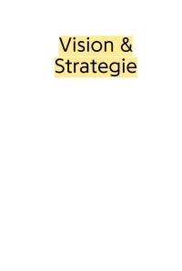 Cover image: Vision & Strategie 1st edition 9783038219927