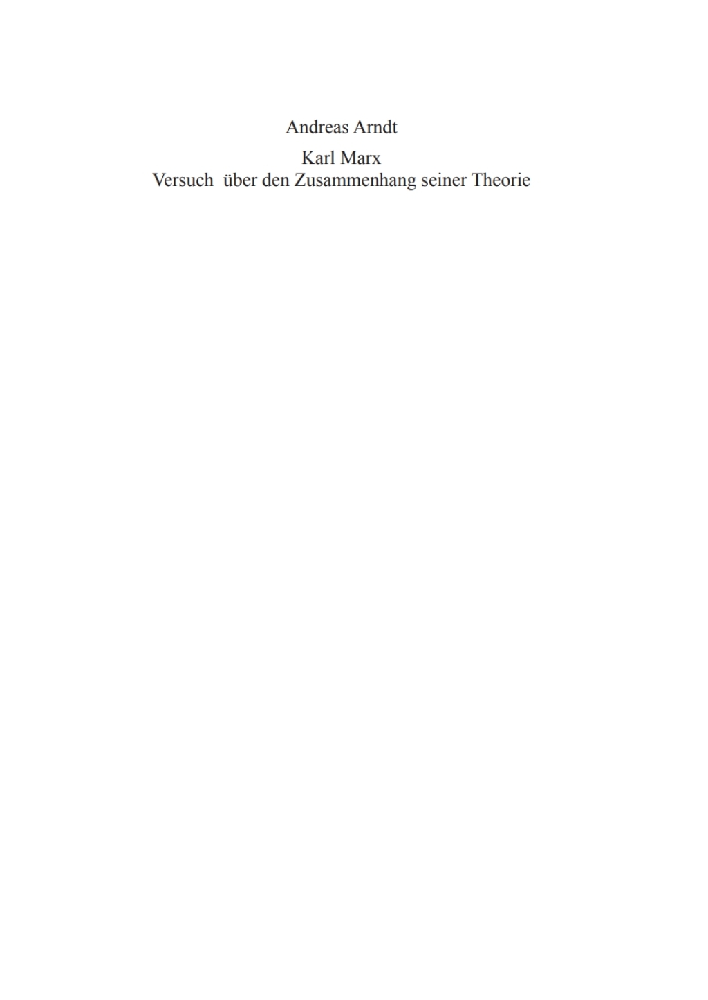 Karl Marx - 2nd Edition (eBook)