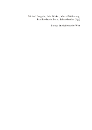 Cover image: Europa im Geflecht der Welt 1st edition 9783050059839