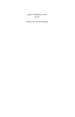 表紙画像: Anfang 1785 – 3. September 1786 1st edition 9783050045948