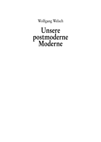 Omslagafbeelding: Unsere postmoderne Moderne 7th edition 9783050045337