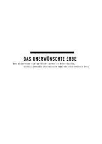 Cover image: Das unerwünschte Erbe 1st edition 9783050044507