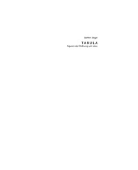 صورة الغلاف: Tabula 1st edition 9783050045634