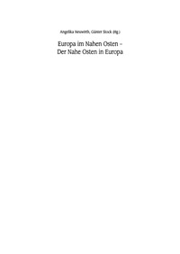 Cover image: Europa im Nahen Osten - Der Nahe Osten in Europa 1st edition 9783050049052