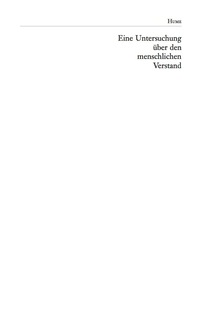 صورة الغلاف: David Hume: Eine Untersuchung über den menschlichen Verstand 2nd edition 9783050063980