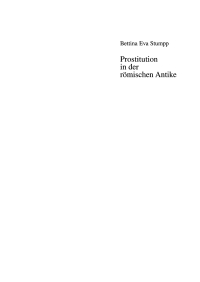 Titelbild: Prostitution in der römischen Antike 1st edition 9783050032566