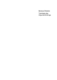 صورة الغلاف: Typologie des Argumentlinkings 1st edition 9783050036762