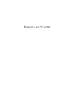 Cover image: Paragone als Mitstreit 1st edition 9783050064253