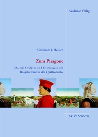 Cover image: Zum Paragone 1st edition 9783050061009