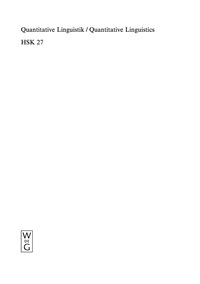 صورة الغلاف: Quantitative Linguistik / Quantitative Linguistics 1st edition 9783110155785