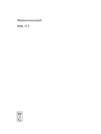 Omslagafbeelding: Medienwissenschaft. 2. Teilband 1st edition 9783110163261