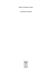 Omslagafbeelding: A Grammar of Kwaza 1st edition 9783110178692