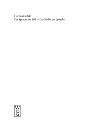 Cover image: Die Sprache im Bild - Das Bild in der Sprache 1st edition 9783110180275