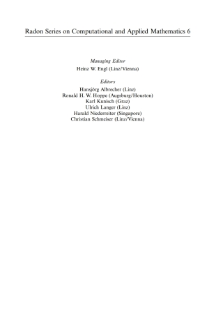 Cover image: Iterative Regularization Methods for Nonlinear Ill-Posed Problems 1st edition 9783110204209