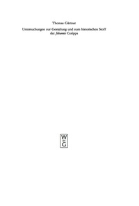 表紙画像: Untersuchungen zur Gestaltung und zum historischen Stoff der "Johannis" Coripps 1st edition 9783110201079