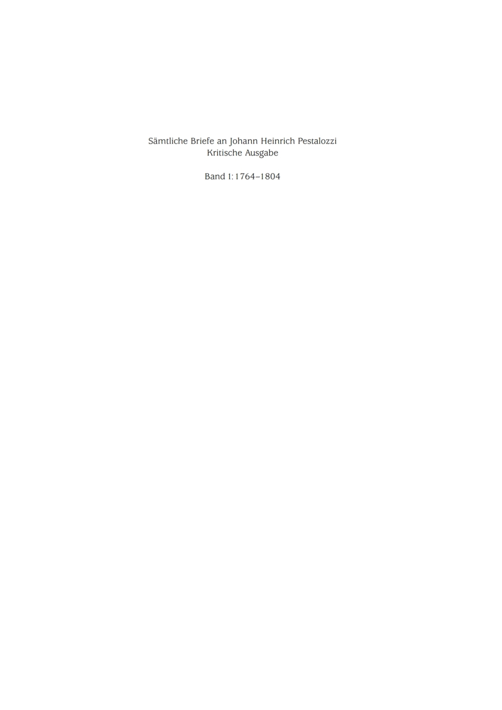 1764-1804 1st Edition