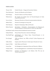 Titelbild: Friedrich Nietzsche und die Literatur der klassischen Moderne 1st edition 9783110213027