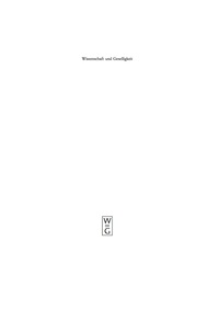 Titelbild: Wissenschaft und Geselligkeit 1st edition 9783110203493