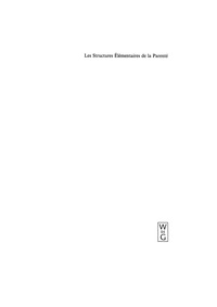 Cover image: Les Structures Élémentaires de la Parenté 3rd edition 9783110173543