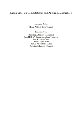 Titelbild: Theoretical Foundations and Numerical Methods for Sparse Recovery 1st edition 9783110226140