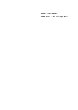 Cover image: Krankheiten in der Schwangerschaft 1st edition 9783110226928
