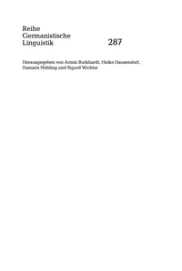 Imagen de portada: Lexikon und Grammatik in Interaktion 1st edition 9783110231533