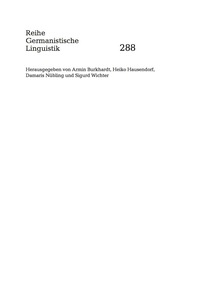 Cover image: Das Textsortenspektrum im fachinternen Wissenstransfer 1st edition 9783110231731