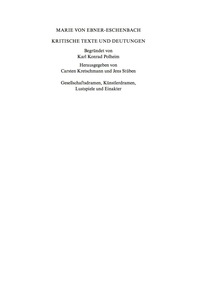Titelbild: Gesellschaftsdramen, Künstlerdramen, Lustspiele und Einakter 1st edition 9783110233063