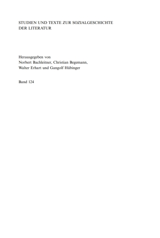 Cover image: Von Kraftmenschen und Schwächlingen 1st edition 9783110237818
