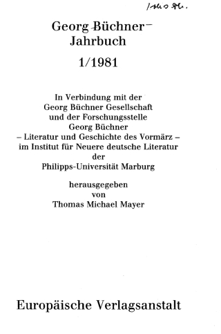 Imagen de portada: 1981 1st edition 9783110242348