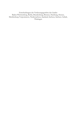 Omslagafbeelding: Baden-Württemberg, Berlin, Brandenburg, Bremen, Hamburg, Hessen, Mecklenburg-Vorpommern, Niedersachsen, Saarland, Sachsen, Sachsen-Anhalt, Thüringen 1st edition 9783110248500