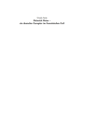 Imagen de portada: Heinrich Heine - ein deutscher Europäer im französischen Exil 1st edition 9783110248845