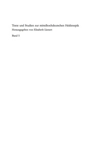 Titelbild: Die ‘historische’ Dietrichepik 1st edition 9783110251319