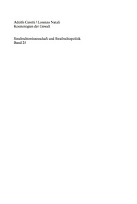 Omslagafbeelding: Kosmologien der Gewalt 1st edition 9783110260069