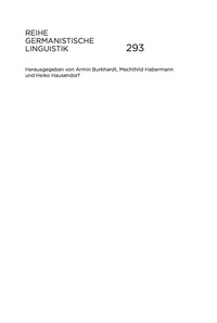 Omslagafbeelding: Grammatik – Lehren, Lernen, Verstehen 1st edition 9783110263176