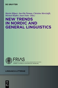 صورة الغلاف: New Trends in Nordic and General Linguistics 1st edition 9783110343861