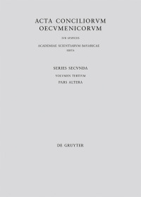 Cover image: Concilii Actiones IV-V 1st edition 9783110272741